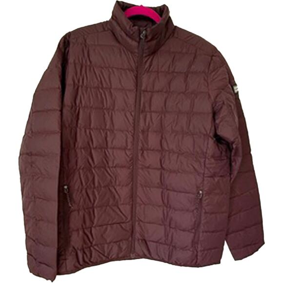 New Eddie Bauer Down Packable Full-Zip Jacket Brown/Fudge Men's Medium NWT - Picture 7 of 7